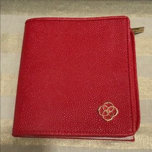 Red Kendra Scott Zip Away Jewelry Bag